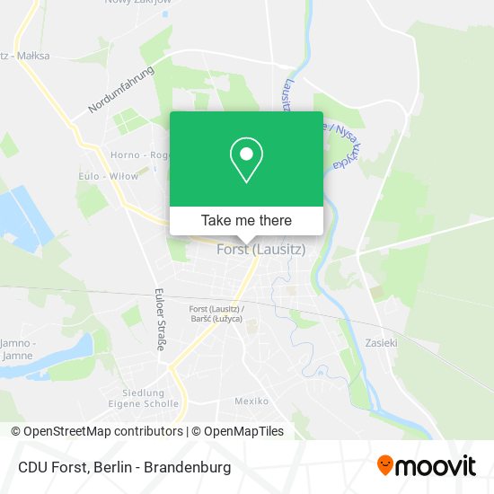 CDU Forst map
