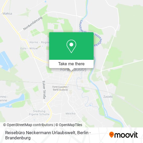 Reisebüro Neckermann Urlaubswelt map