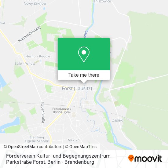 Карта Förderverein Kultur- und Begegnungszentrum Parkstraße Forst