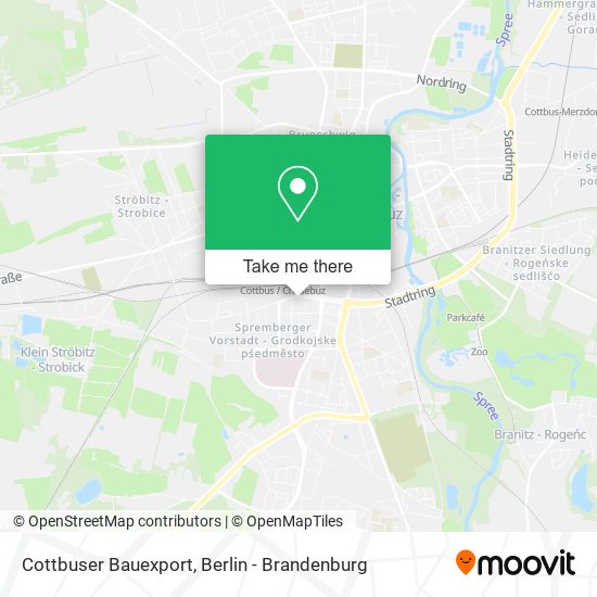 Cottbuser Bauexport map