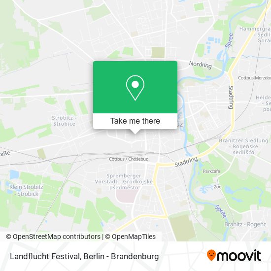 Landflucht Festival map