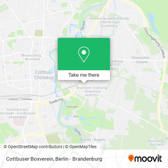 Cottbuser Boxverein map