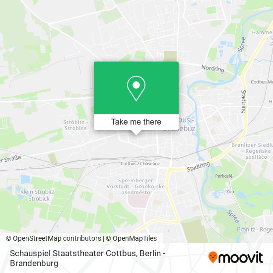 Schauspiel Staatstheater Cottbus map