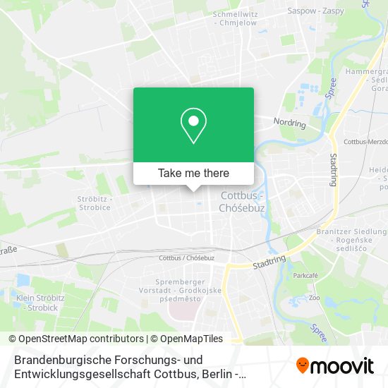 Brandenburgische Forschungs- und Entwicklungsgesellschaft Cottbus map