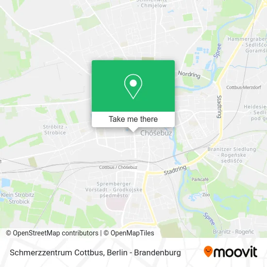 Карта Schmerzzentrum Cottbus