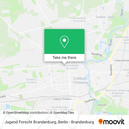 Карта Jugend Forscht Brandenburg