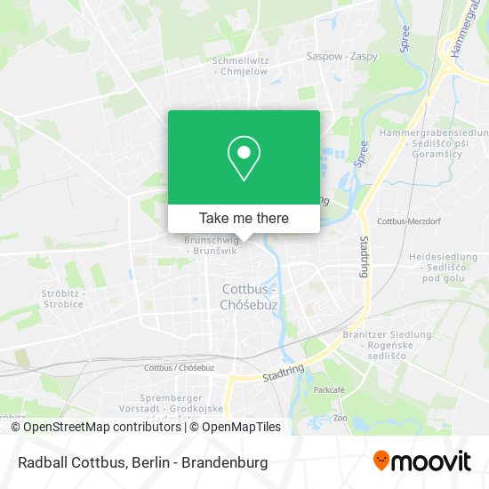 Radball Cottbus map