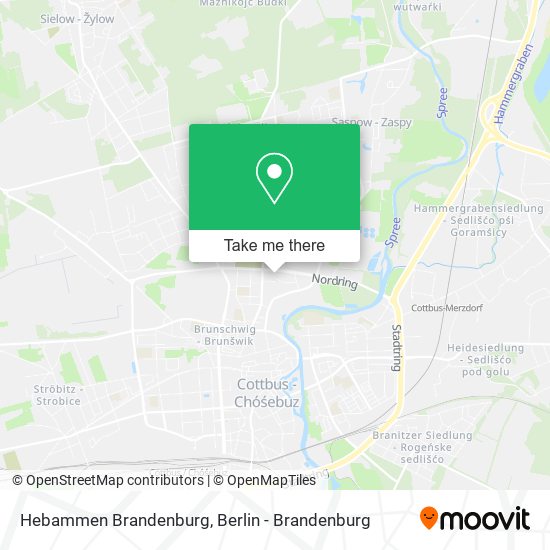 Карта Hebammen Brandenburg