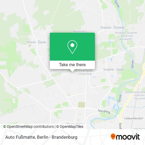 Auto Fußmatte map