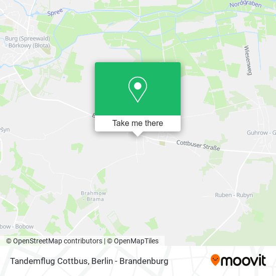 Карта Tandemflug Cottbus