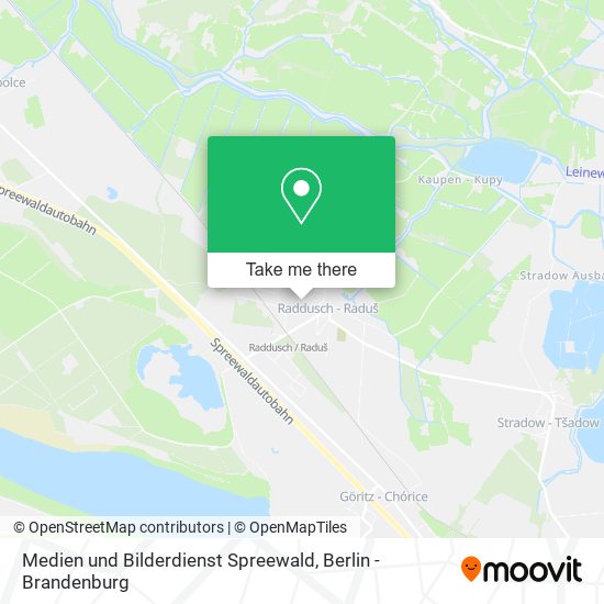 Medien und Bilderdienst Spreewald map