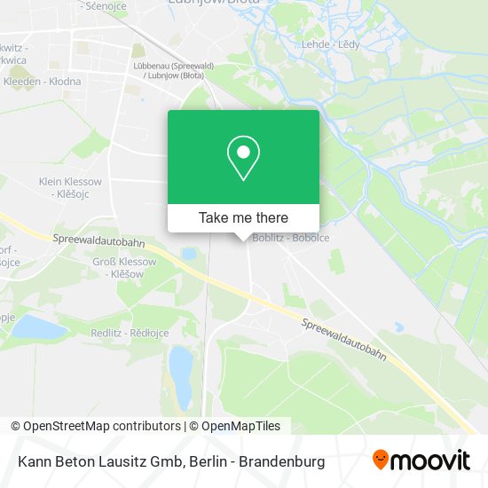 Карта Kann Beton Lausitz Gmb