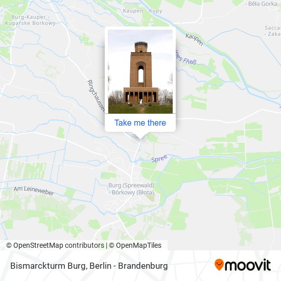 Bismarckturm Burg map