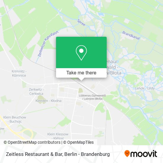 Карта Zeitless Restaurant & Bar