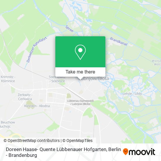 Карта Doreen Haase- Quente Lübbenauer Hofgarten