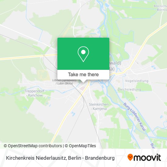 Kirchenkreis Niederlausitz map