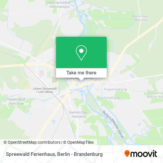 Spreewald Ferienhaus map