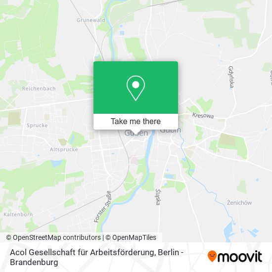 Acol Gesellschaft für Arbeitsförderung map