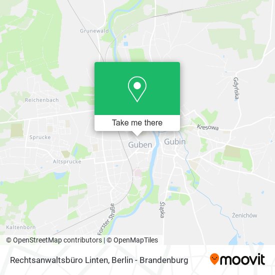 Rechtsanwaltsbüro Linten map