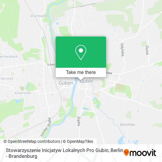 Stowarzyszenie Inicjatyw Lokalnych Pro Gubin map