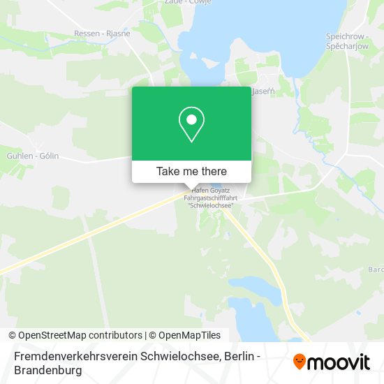 Fremdenverkehrsverein Schwielochsee map