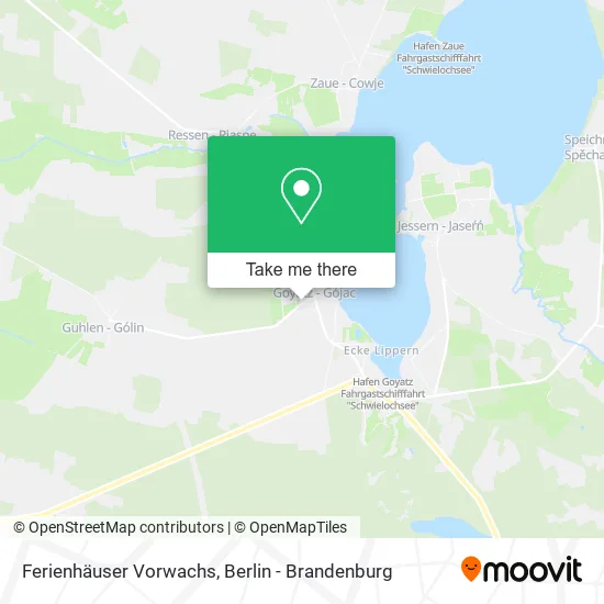 Карта Ferienhäuser Vorwachs