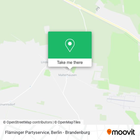 Fläminger Partyservice map