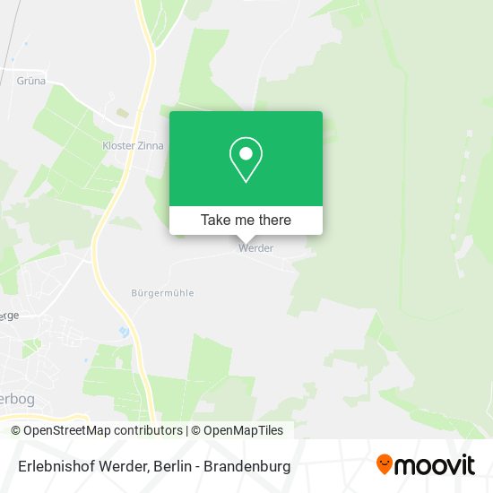 Erlebnishof Werder map
