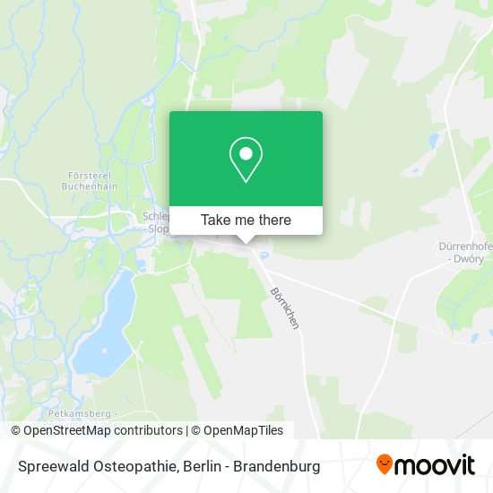 Карта Spreewald Osteopathie