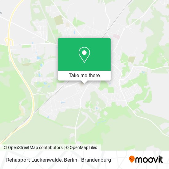 Rehasport Luckenwalde map