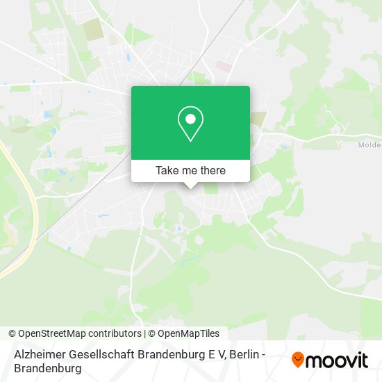 Alzheimer Gesellschaft Brandenburg E V map