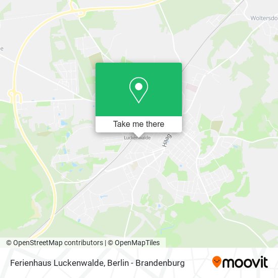 Ferienhaus Luckenwalde map