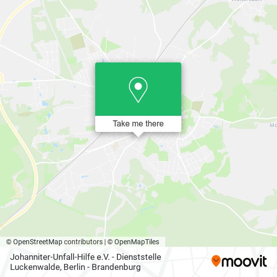 Карта Johanniter-Unfall-Hilfe e.V. - Dienststelle Luckenwalde