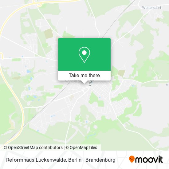 Reformhaus Luckenwalde map