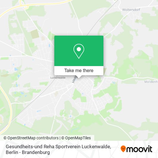 Gesundheits-und Reha Sportverein Luckenwalde map