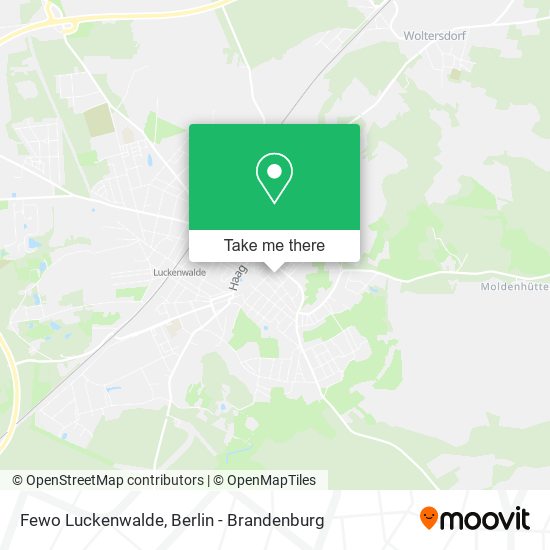 Fewo Luckenwalde map