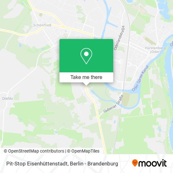 Pit-Stop Eisenhüttenstadt map