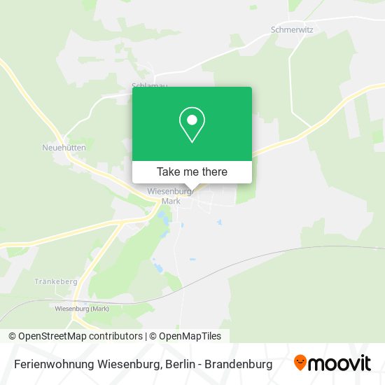 Карта Ferienwohnung Wiesenburg