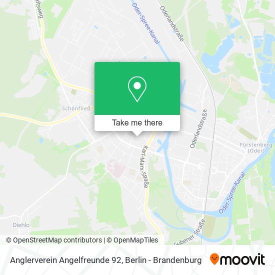 Anglerverein Angelfreunde 92 map