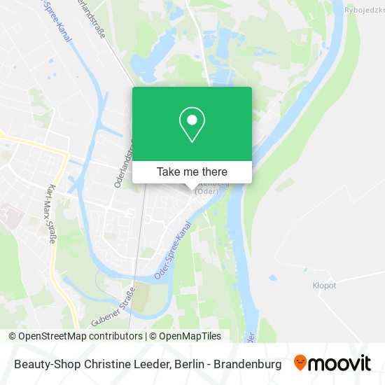 Beauty-Shop Christine Leeder map