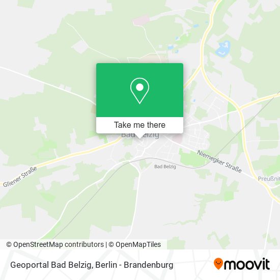 Geoportal Bad Belzig map