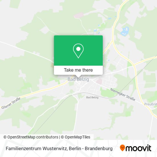 Карта Familienzentrum Wusterwitz