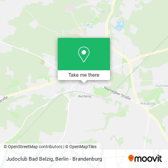 Judoclub Bad Belzig map
