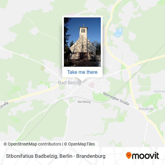 Stbonifatius Badbelzig map