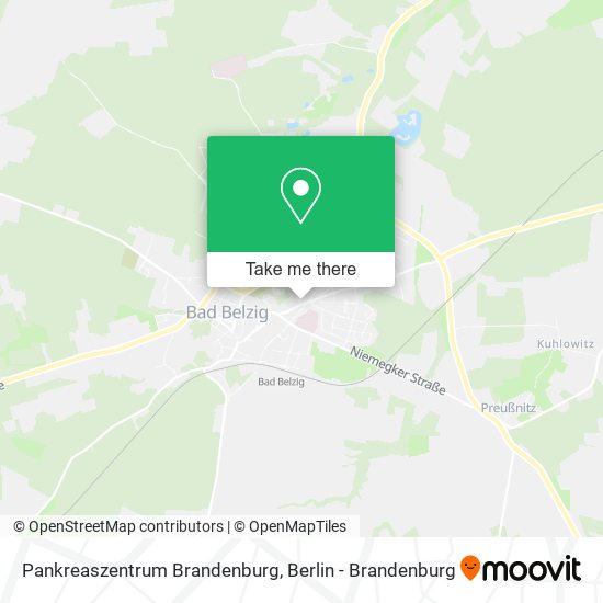 Pankreaszentrum Brandenburg map