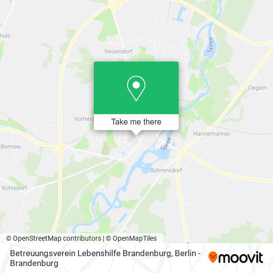 Betreuungsverein Lebenshilfe Brandenburg map