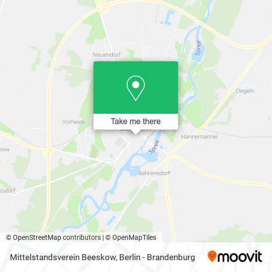 Mittelstandsverein Beeskow map