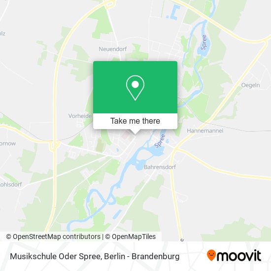 Musikschule Oder Spree map