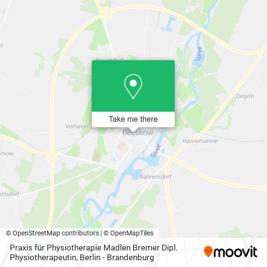 Praxis für Physiotherapie Madlen Bremer Dipl. Physiotherapeutin map