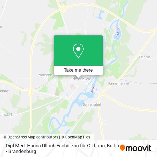 Dipl.Med. Hanna Ullrich Fachärztin für Orthopä map